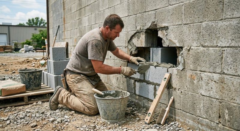 Block Wall Repair in Arrington, TN