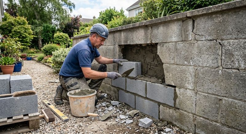 Block Wall Repair in Lebanon, TN