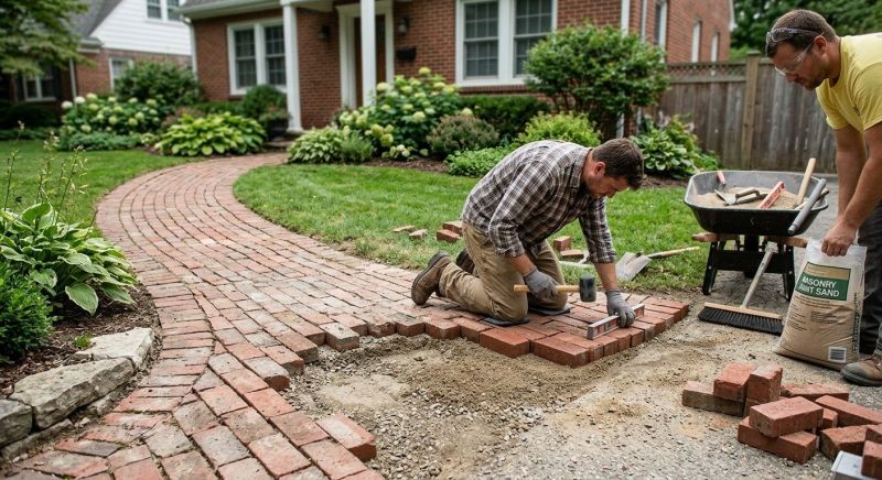 Brick Flatwork Repair in Franklin, TN
