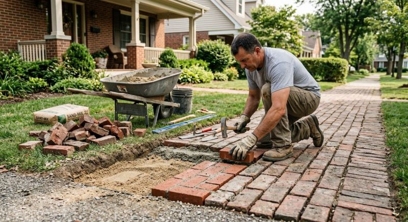 Brick Flatwork Repair in Williamson County, TN