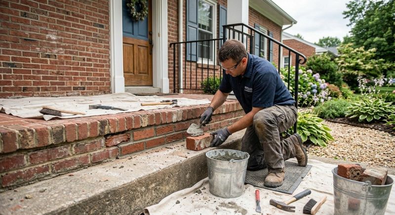 Brick Stairs Repair in Hermitage, TN