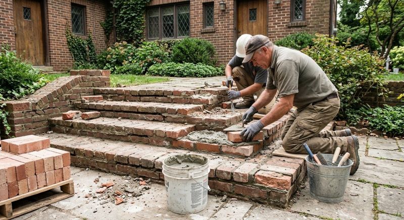 Brick Stairs Repair in Spring Hill, TN