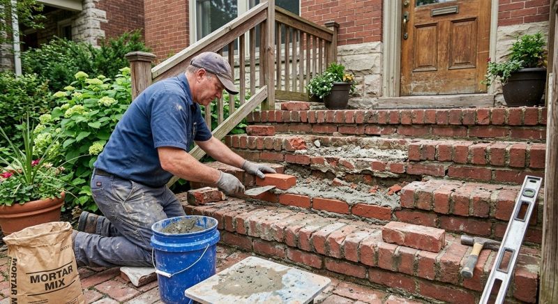 Brick Steps Repair in Nashville, TN