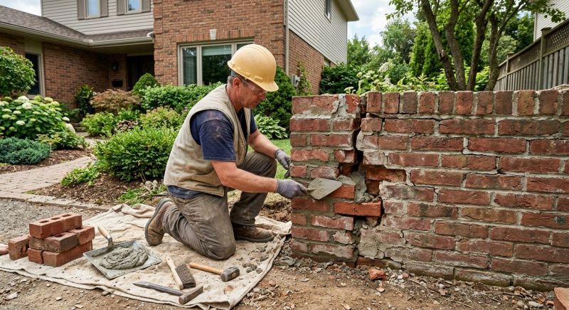 Brick Wall Repair in Cheatham County, TN