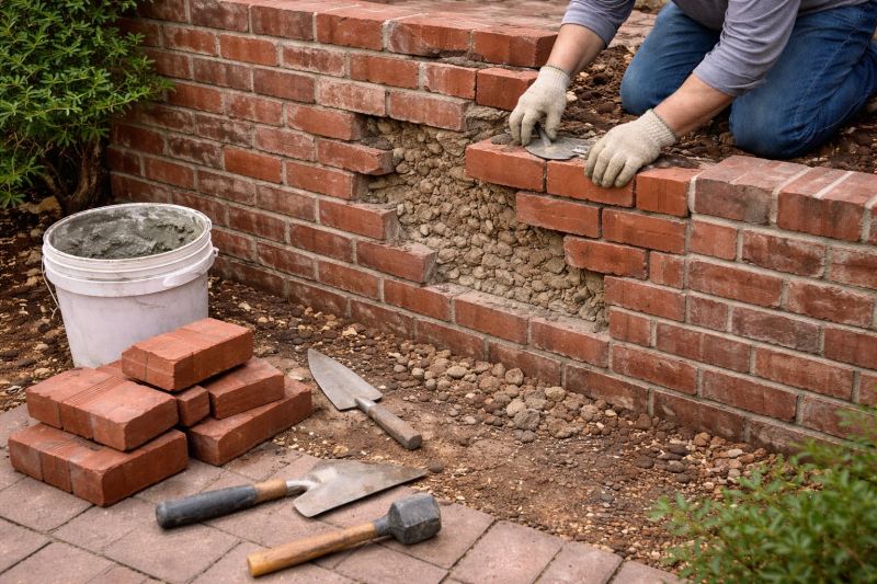 Brick Wall Repair in Old Hickory, TN