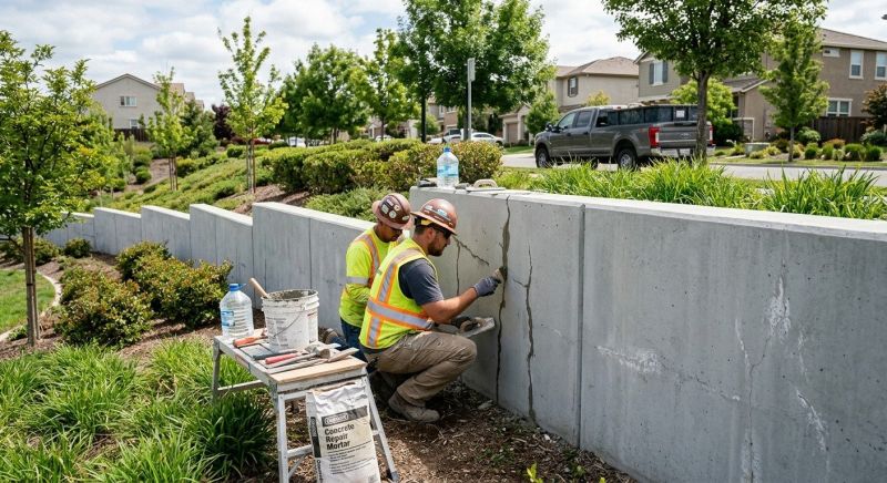 Retaining Wall Repair in Lebanon, TN
