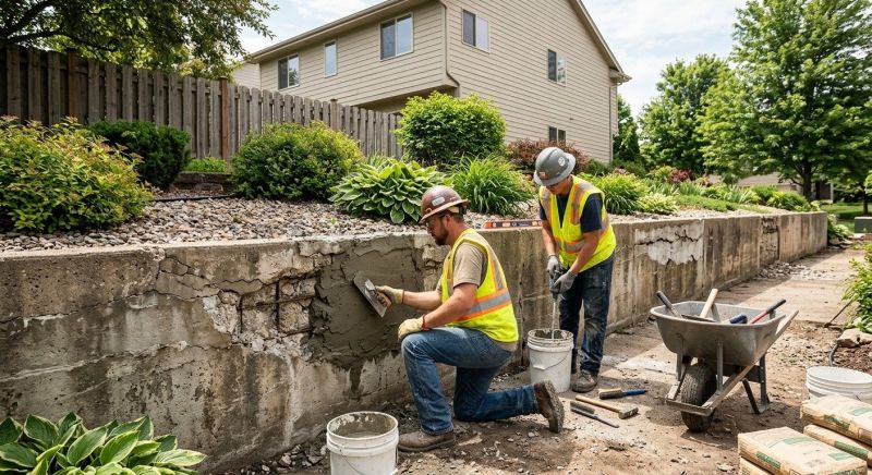 Retaining Wall Repair in Nolensville, TN