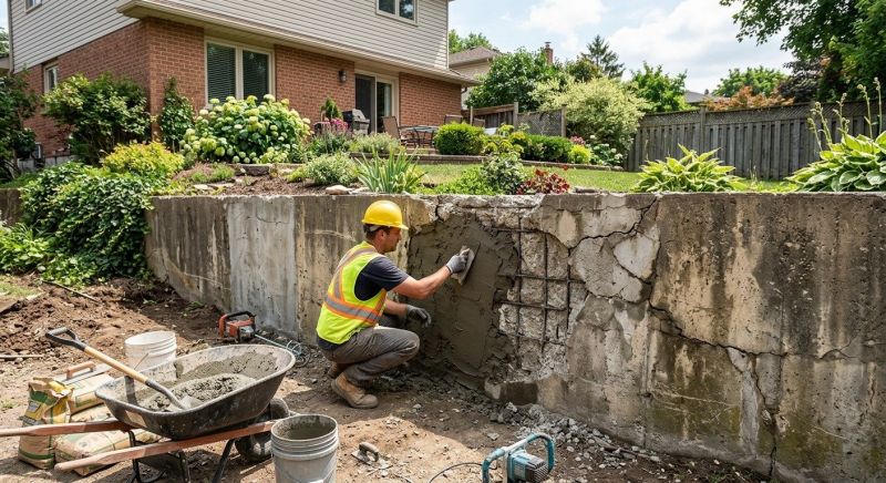 Retaining Wall Repair in Spring Hill, TN