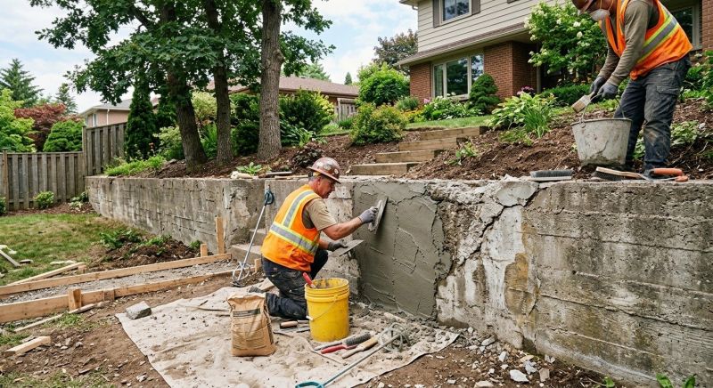 Retaining Wall Repair in Sumner County, TN