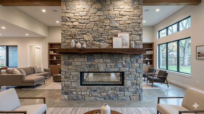 Stone Chimney Installation in Arrington, TN