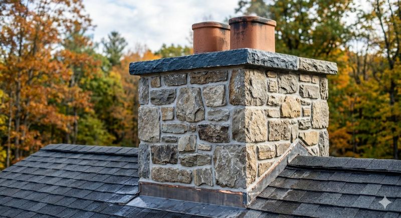 Stone Chimney Installation in Lebanon, TN