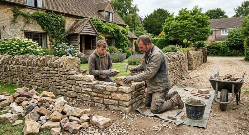Stone Wall Repair in Madison, TN